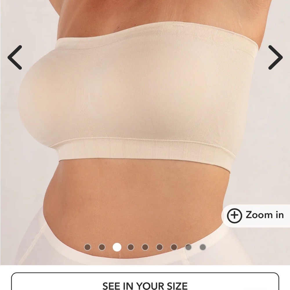 Shapermint Cream Bandeau